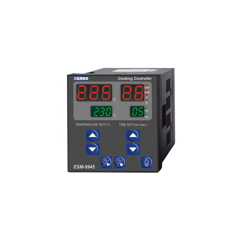 ESM-9945 Buhar Çıkışlı Pişirme Kontrolörleri (96 X 96 mm )