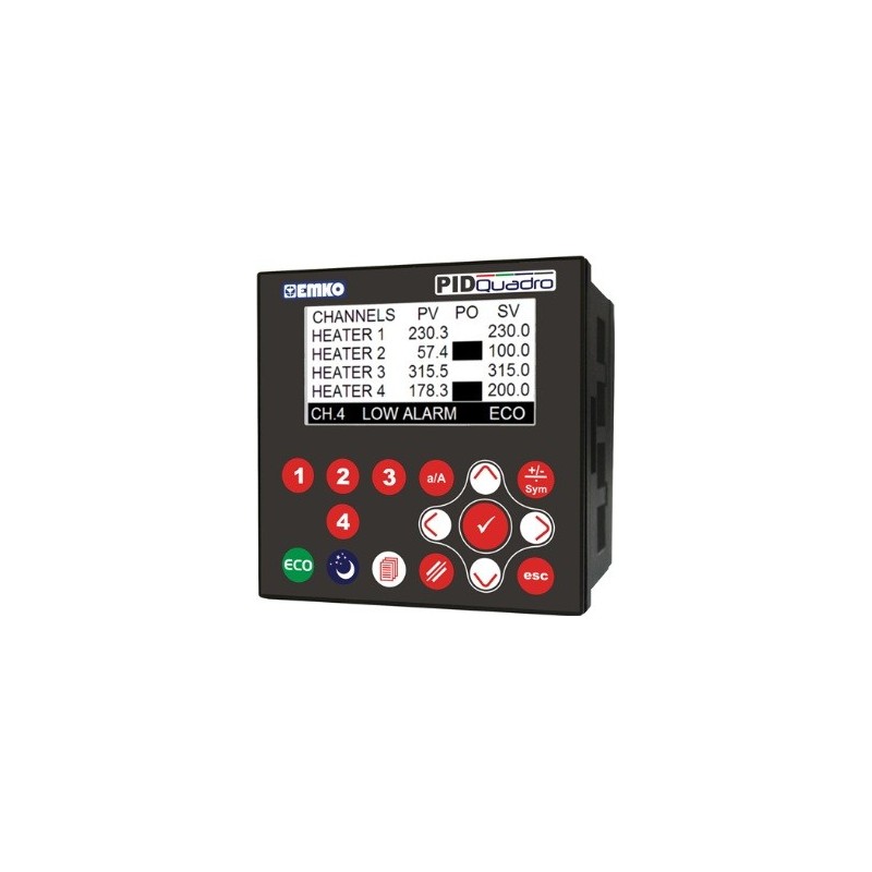 PID QUADRO 4 Channel PID Controller