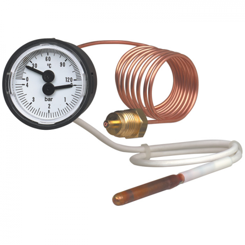 Model MFT Basınç ve sıcaklık ölçümü için termomanometre