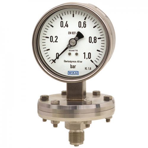 Models 432.56, 432.36 Diaphragm pressure gauge for the process industry