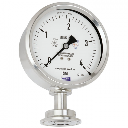 Model PG43SA-S Diaphragm pressure gauge, flush