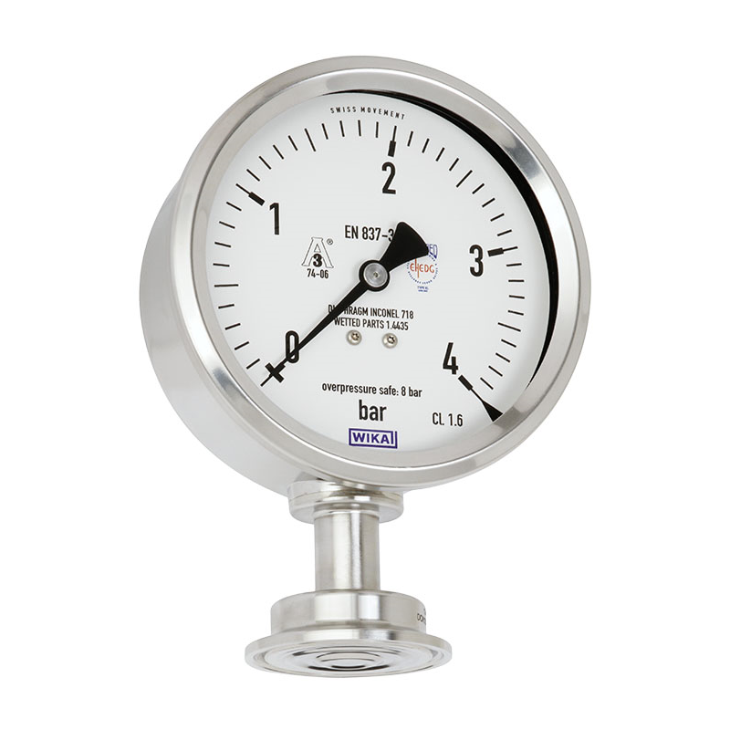Model PG43SA-S Diaphragm pressure gauge, flush