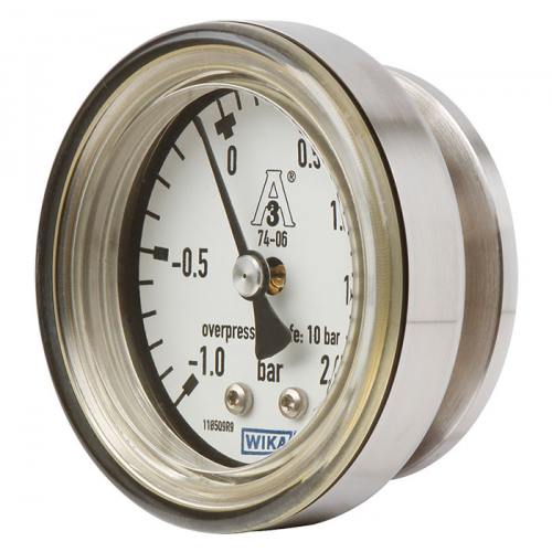 Model PG43SA-C Diaphragm pressure gauge, flush