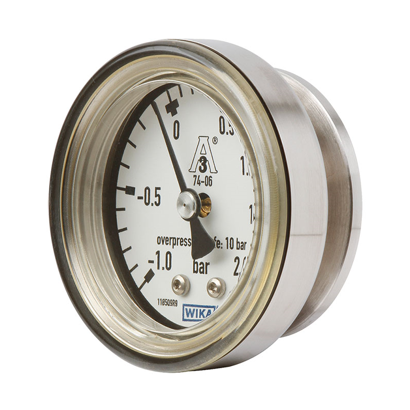 Model PG43SA-C Diaphragm pressure gauge, flush