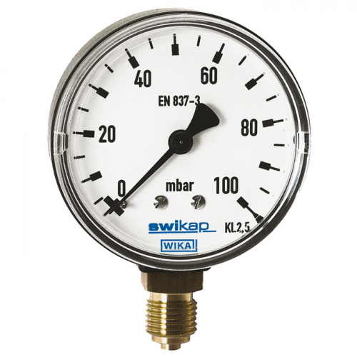 Model 611.13 Capsule pressure gauge, copper alloy