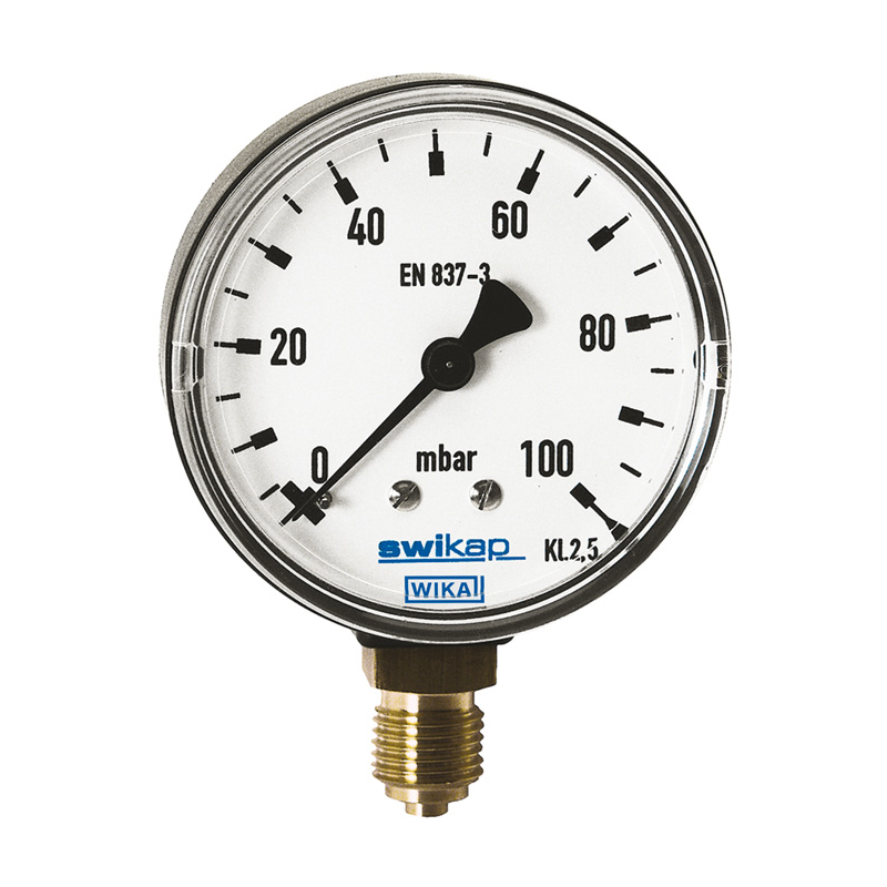 Model 611.13 Capsule pressure gauge, copper alloy