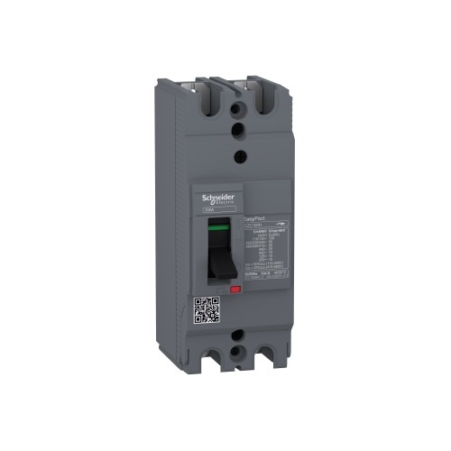 EZC100H2040 circuit breaker Easypact EZC100H - TMD - 40 A - 2 poles 2d