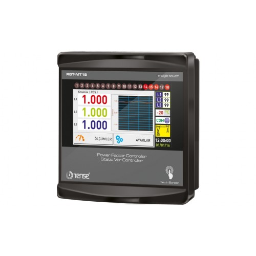 RGT-MT18 18 Levels Three-Phase Power Factor Controller (Touchscreen)