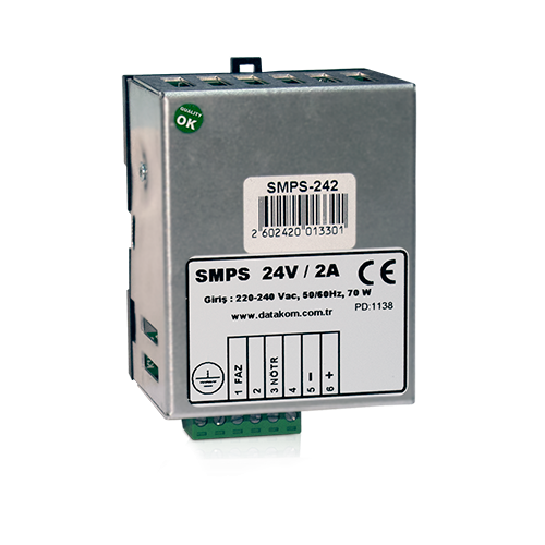 SMPS-124/242 Din Rail Mounted Battery Charges