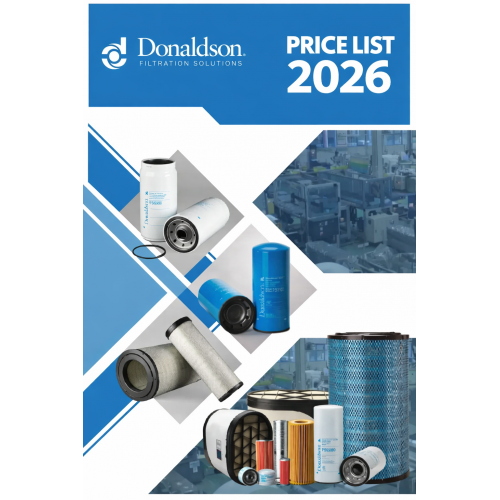 DONALDSON PRICE LIST