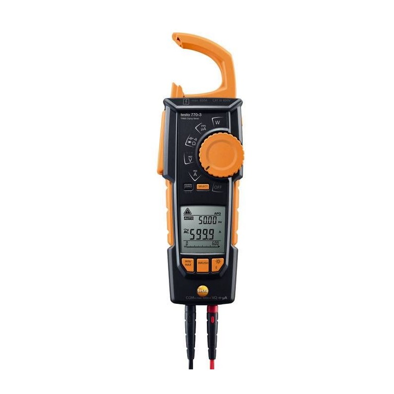 testo 770-3 - Clamp meter with Bluetooth