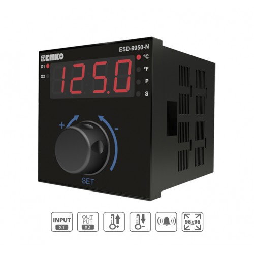 ESD-9950-N Dijital Göstergeli Analog Sıcaklık Kontrol Cihazı