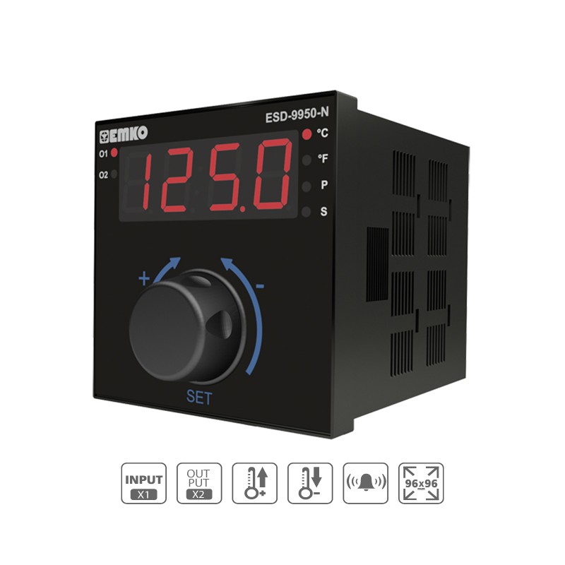 ESD-9950-N Dijital Göstergeli Analog Sıcaklık Kontrol Cihazı