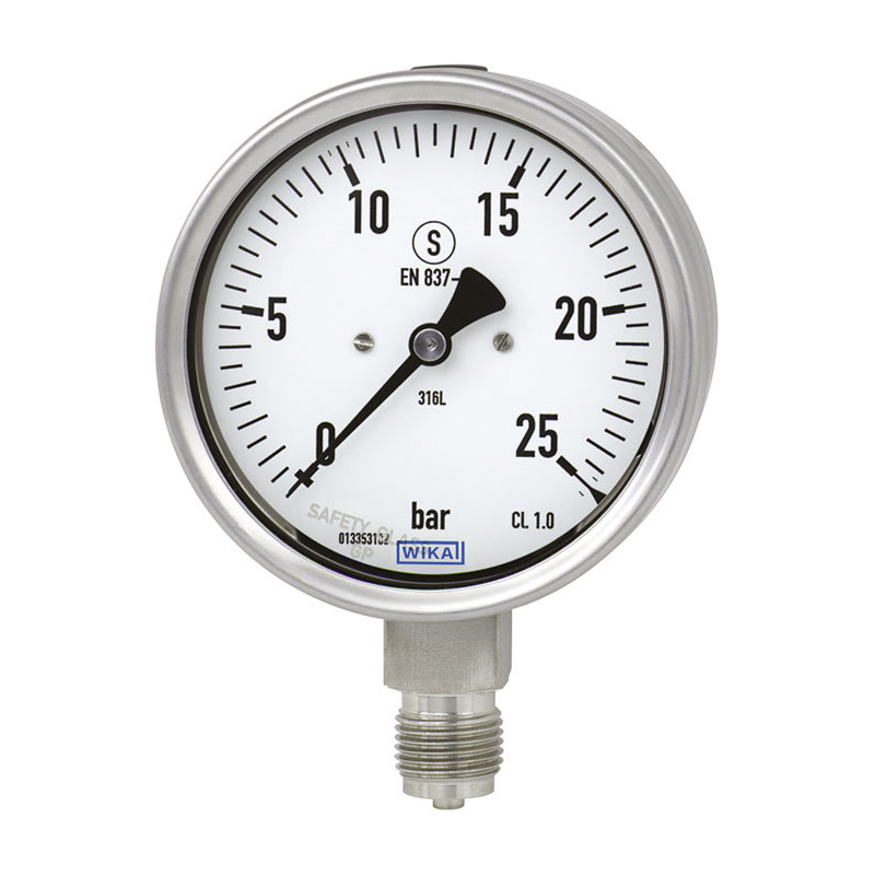 Models 232.30, 233.30 Bourdon tube pressure gauge, stainless steel