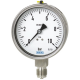 Models 232.50, 233.50 Bourdon tube pressure gauge, stainless steel