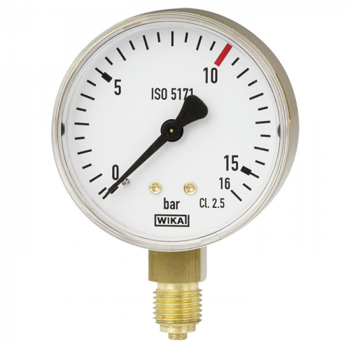 Model 111.11 Bourdon tube pressure gauge, copper alloy