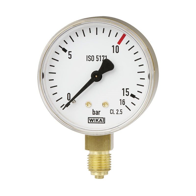 Model 111.11 Bourdon tube pressure gauge, copper alloy