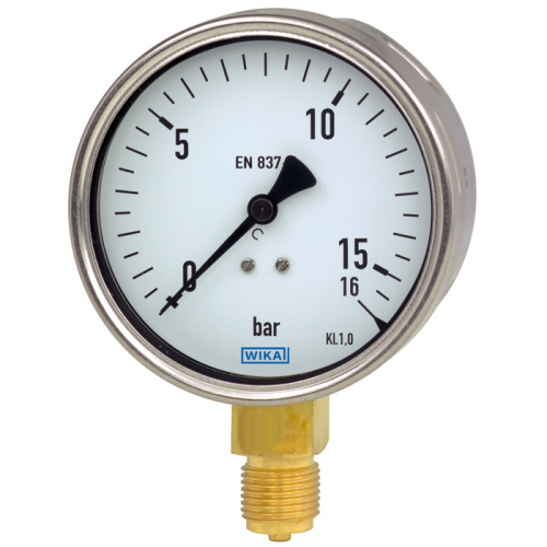 Model 212.20 Bourdon tube pressure gauge, copper alloy