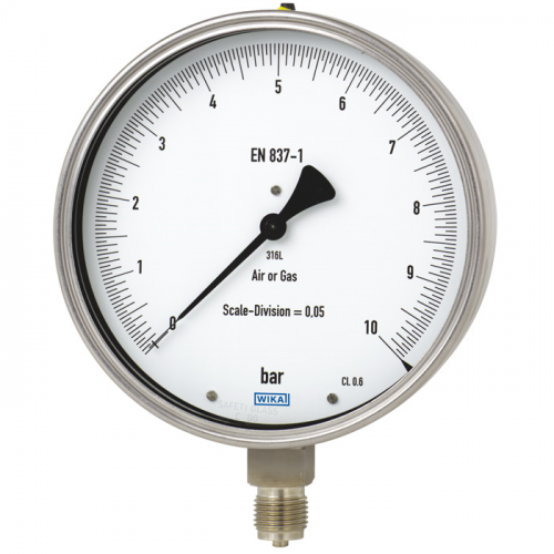 Models 332.50, 333.50 Test gauge, stainless steel