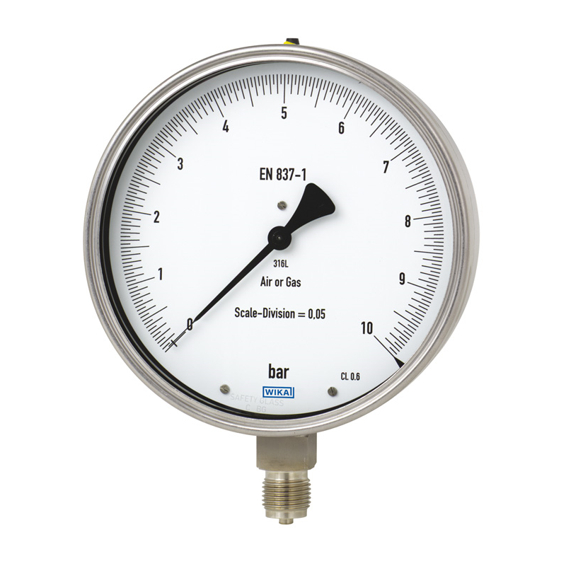 Models 332.50, 333.50 Test gauge, stainless steel