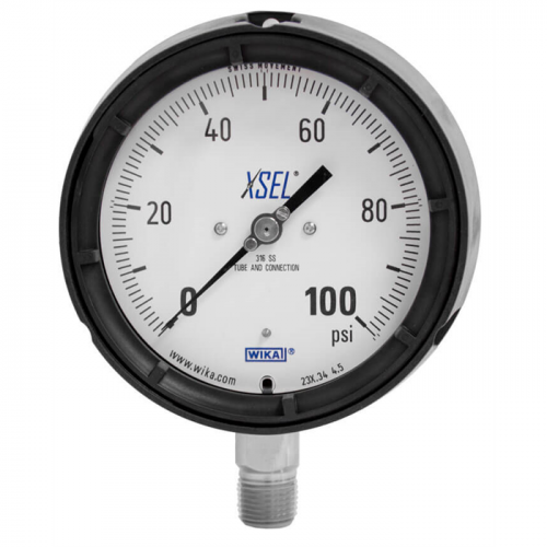 Models 232.34, 233.34 Bourdon tube pressure gauge, stainless steel