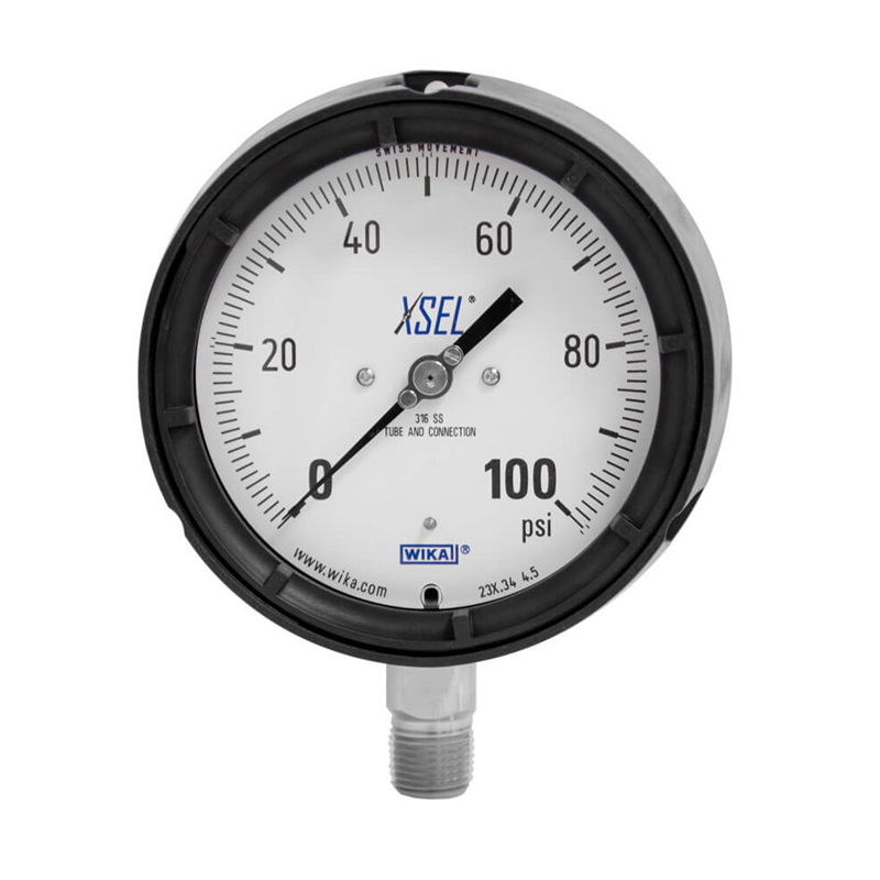 Models 232.34, 233.34 Bourdon tube pressure gauge, stainless steel