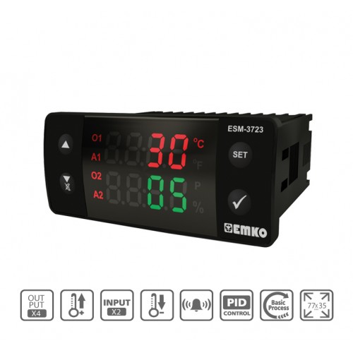 ESM-3723 Digital Temperature+Humidity Controller