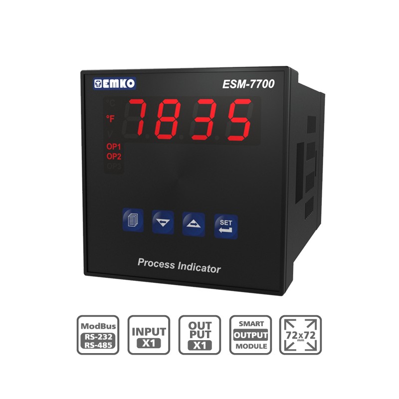 ESM-7700 "Smart Output Module" Process Indicator