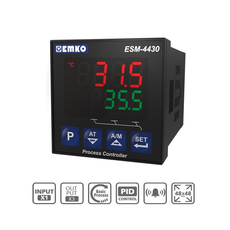ESM-4430 Process Control Device with Universal Input and Dual Set