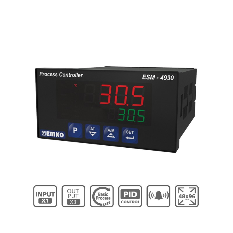 ESM-4930 Process Control Device with Universal Input and Dual Set