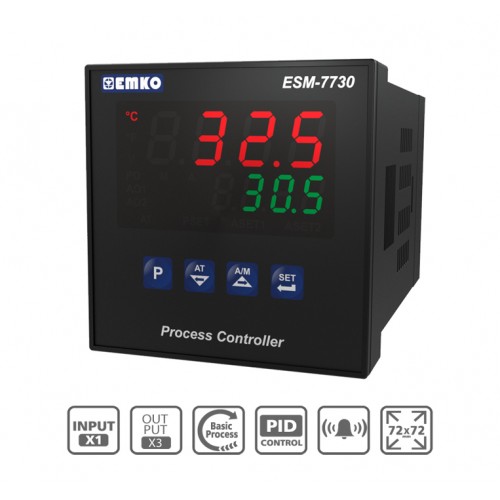 ESM-7730 Process Control Device with Universal Input and Dual Set