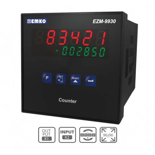 EZM-9930 Tek Setli Programlanabilir Sayıcı